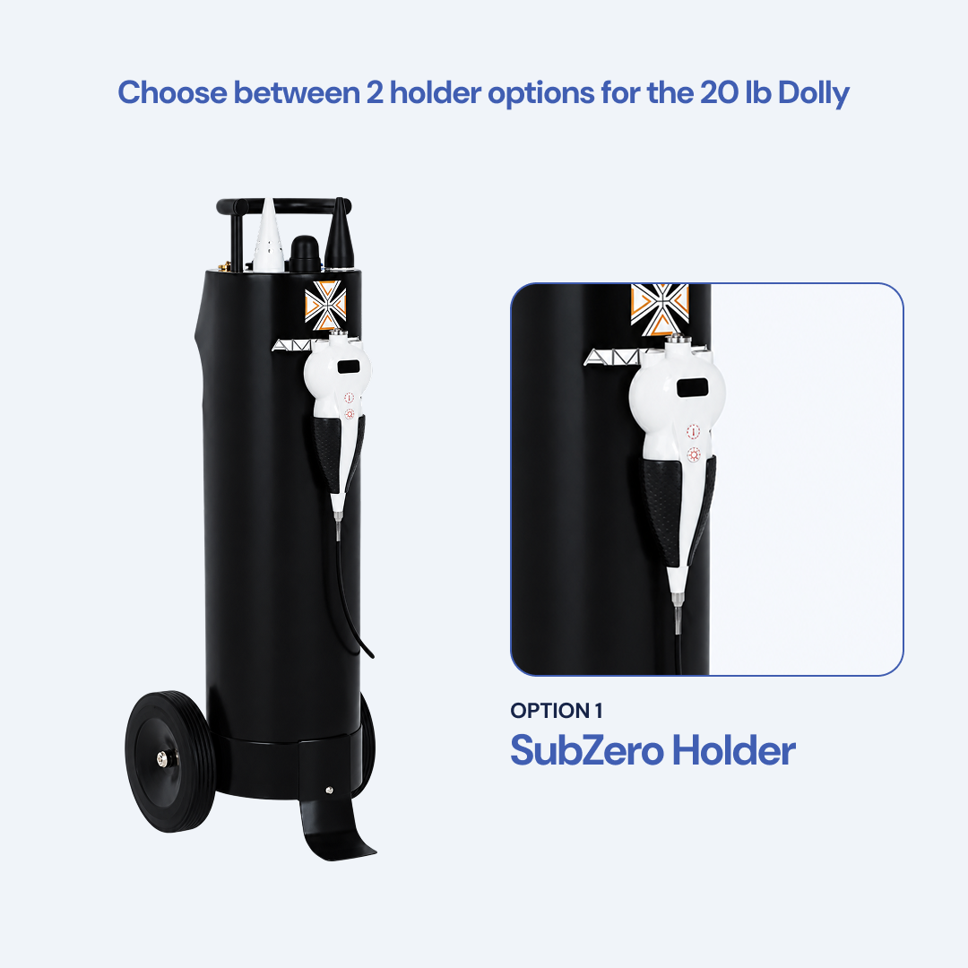Plataforma para tanque de CO2 de 20 lb con soporte