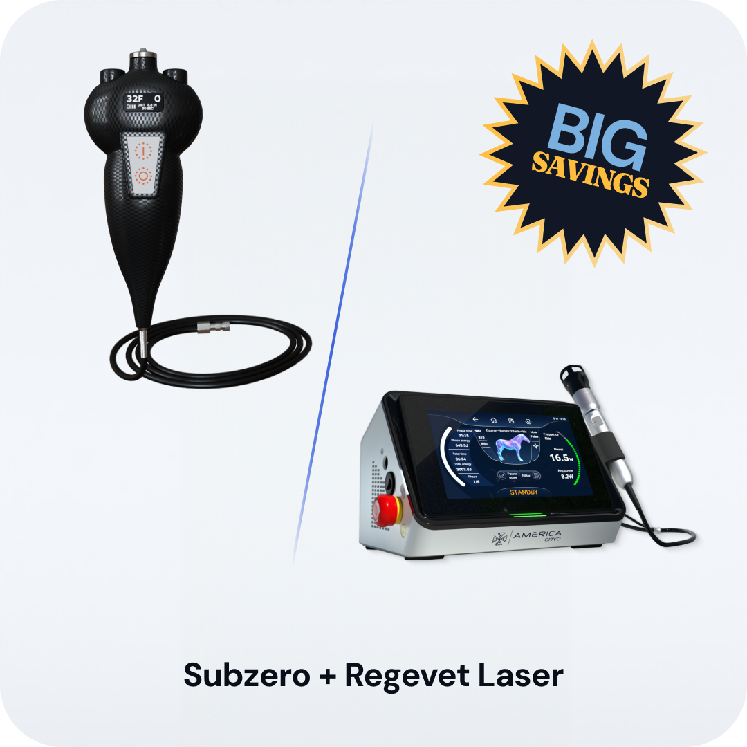 Cryothérapie équine Subzero + Laser Tri Wave Classe IV